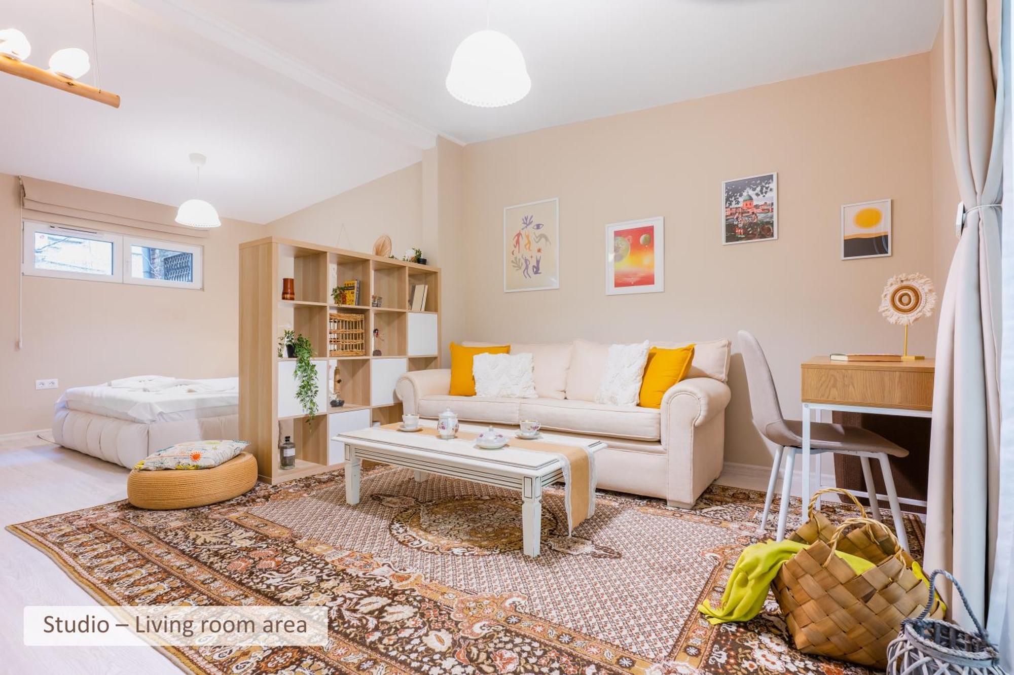 Super Central Stylish Suite & Studio With Shared Terrace By Flat Mаnager 索菲亞 外观 照片